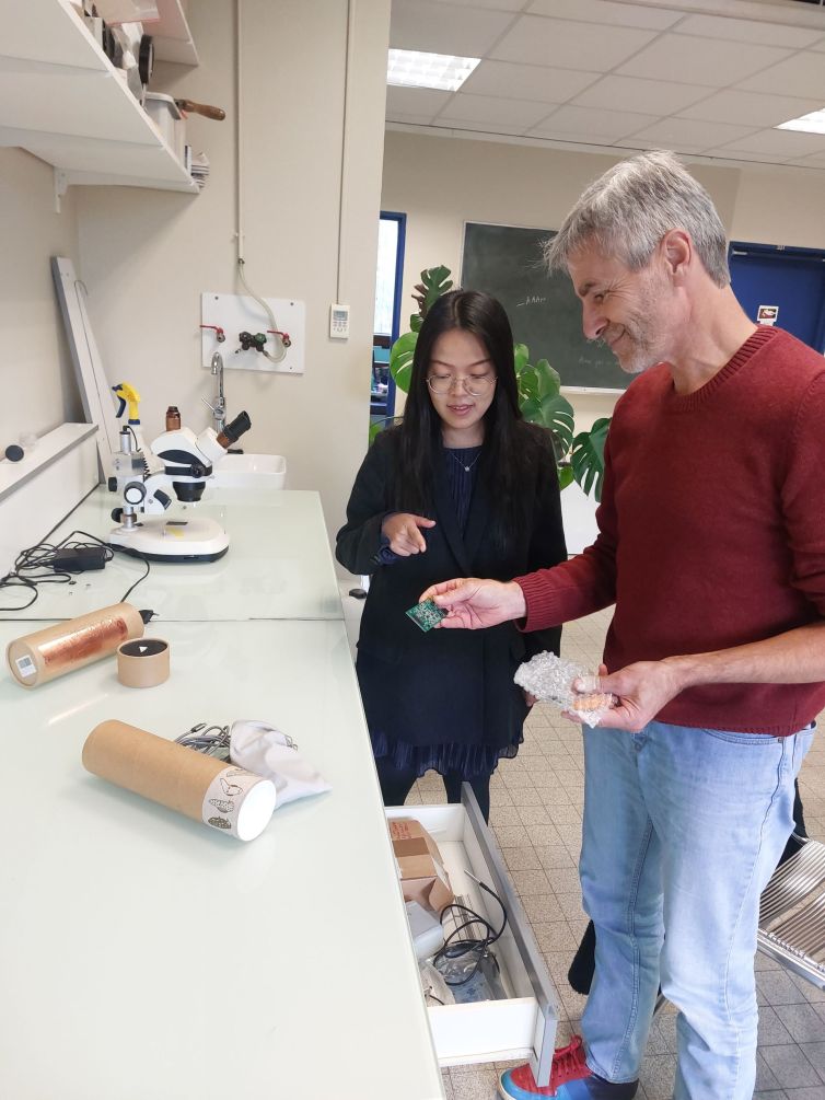 Visite au LIPHY et rencontre avec la start up Fileau